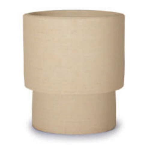 花・観葉植物用ポット コントンポット キシャル S 9号/A ベージュクレイ（1個入り）kt-905w09e [KTp271] 小型ポット （代引き不可）ホテル・オフィスビル・店舗 エクステリア ガーデン｜さくらソレイユ　店