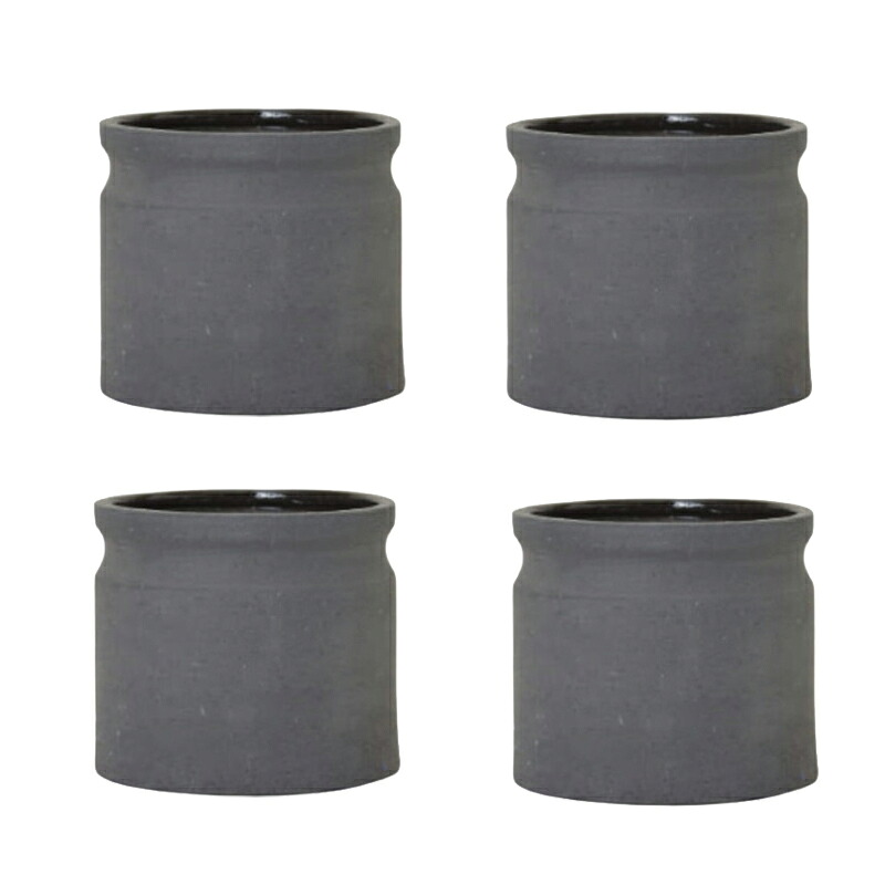 花・観葉植物用ポット ミルヤ 16 H Ceramic POT （4個入り） 34109 底穴なし 鉢タイプ MIRAKANA 小型鉢カバー インテリア ディスプレイ【MIRAKANA】花・観葉植物用ポット ミルヤ 16 H Ceramic POT （4個入り） 34109｜さくらソレイユ　店