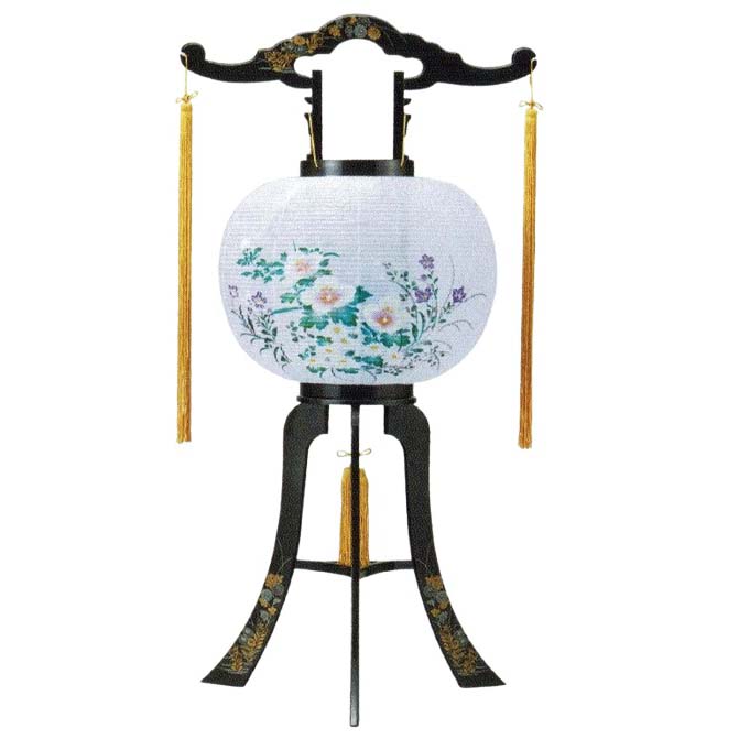盆提灯 岐阜提灯 置き提灯 PC行灯 いぶき 廻転 高さ80cm (4092) 初盆 新盆 お盆｜さくらソレイユ　店