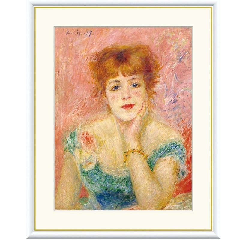 額絵 ルノワール ジャンヌ・サマリー f8・f6・f4サイズ 世界の名画シリーズ Renoir gk-a5-j1034（p12） （J1-034） （代引き不可） 洋画 インテリア