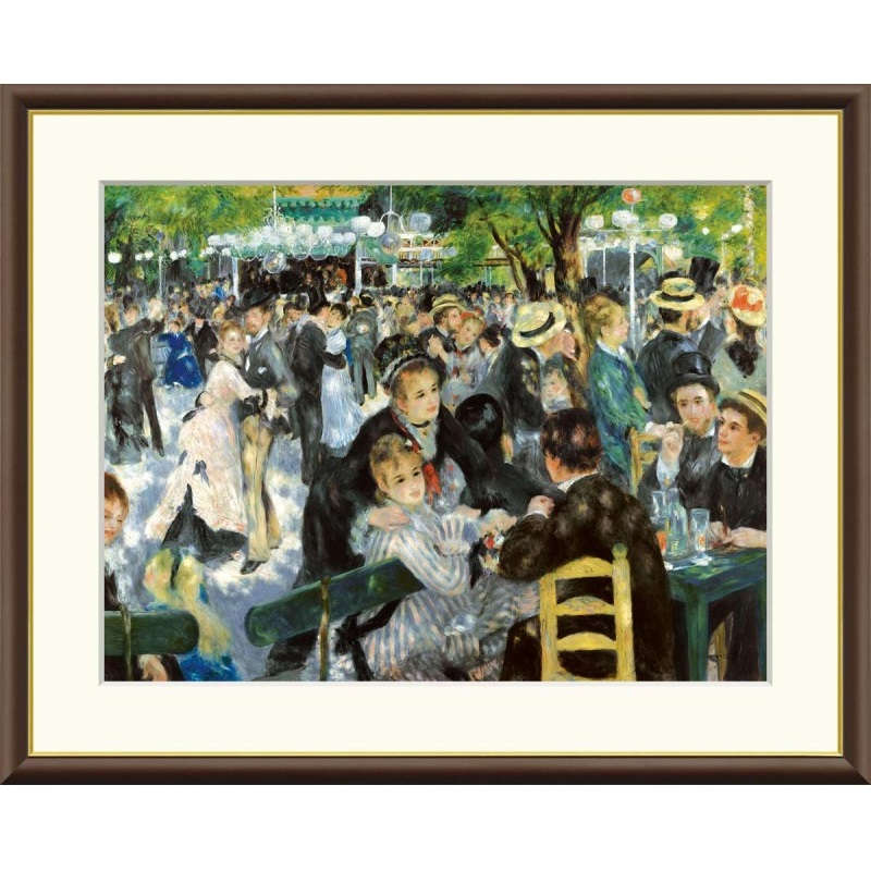 額絵 ルノワール ムーラン・ド・ラ・ギャレット f8・f6・f4サイズ 世界の名画シリーズ Renoir gk-a5-j1038（p13） （J1-038） （代引き不可） 洋画 インテリア