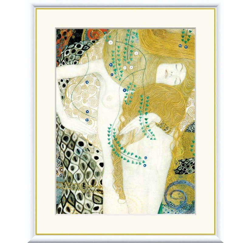額絵 クリムト 水蛇I f8・f6・f4サイズ 世界の名画シリーズ Klimt gk-a5-j1075（p21） （J1-075） （代引き不可） 洋画 インテリア
