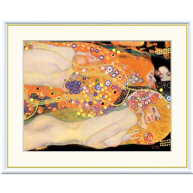 額絵 クリムト 水蛇II f8・f6・f4サイズ 世界の名画シリーズ Klimt gk-a5-j1076（p21） （J1-076） （代引き不可） 洋画 インテリア