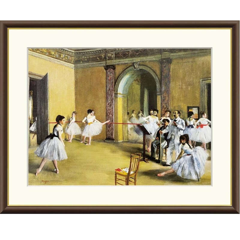 額絵 ドガ ル・ペルティエ街のオペラ座の稽古場 f8・f6・f4サイズ 世界の名画シリーズ Degas gk-a5-j1165（p39） （J1-165） （代引き不可） 洋画 インテリア 5,600円