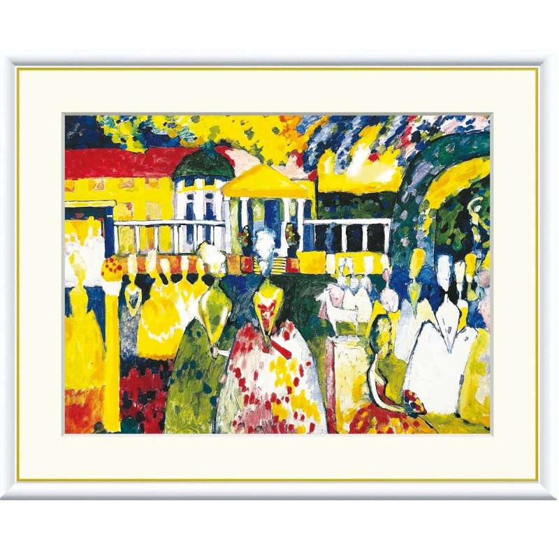 額絵 カンディンスキー クリノリン・スカート f8・f6・f4サイズ 世界の名画シリーズ Kandinsky gk-a5-j1196（p45） （J1-196） （代引き不可） 洋画 インテリア
