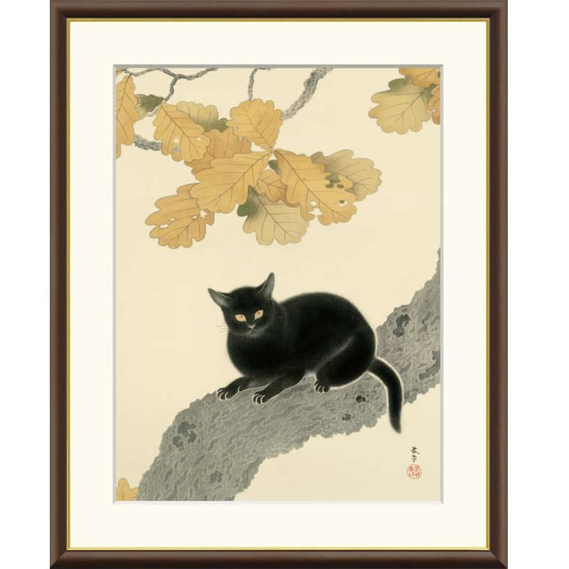 【未使用保管品】日本画　猫図 猫図（模本） 文化遺産オンライン