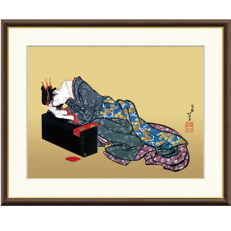 楽天市場】額絵 葛飾北斎 雲龍図 f8・f6・f4サイズ 日本の名画シリーズ