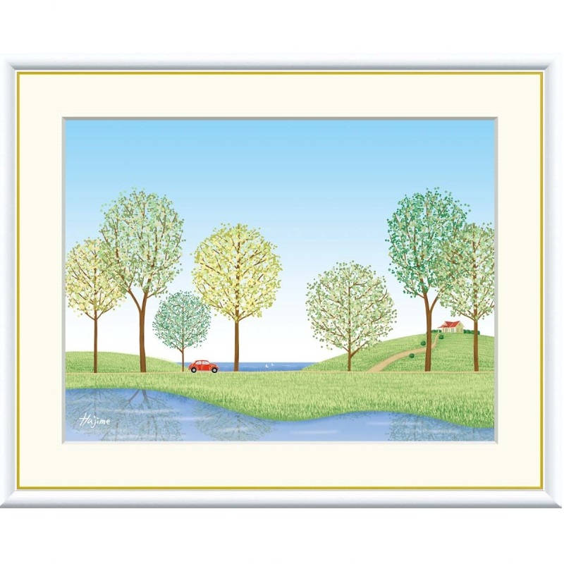 ✡️特選【原画一点物】イラストアート（額付） gk-a5-j3h001.jpg