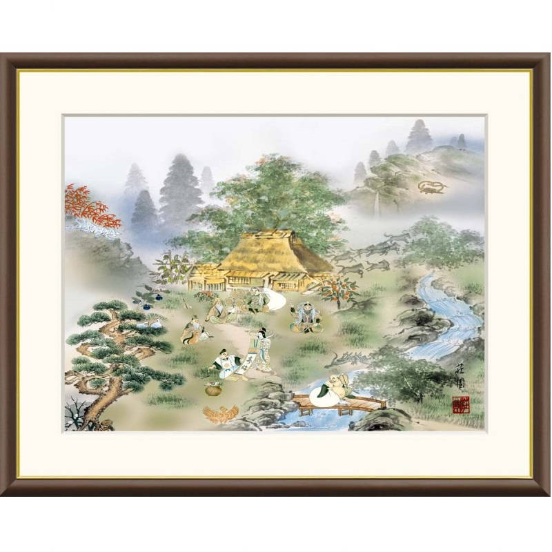 美品 軸 開運 縁起物 おもてなし 和室 絵 日本 美術 インテリア gk-a5-j4f010.jpg