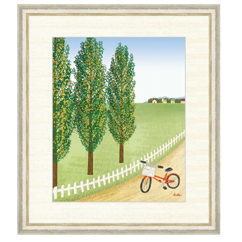 インテリアアート 鈴木 みこと すずき みこと ポプラ並木 F8 G4 Cm008 F8 インテリア Redefiningrefuge Org