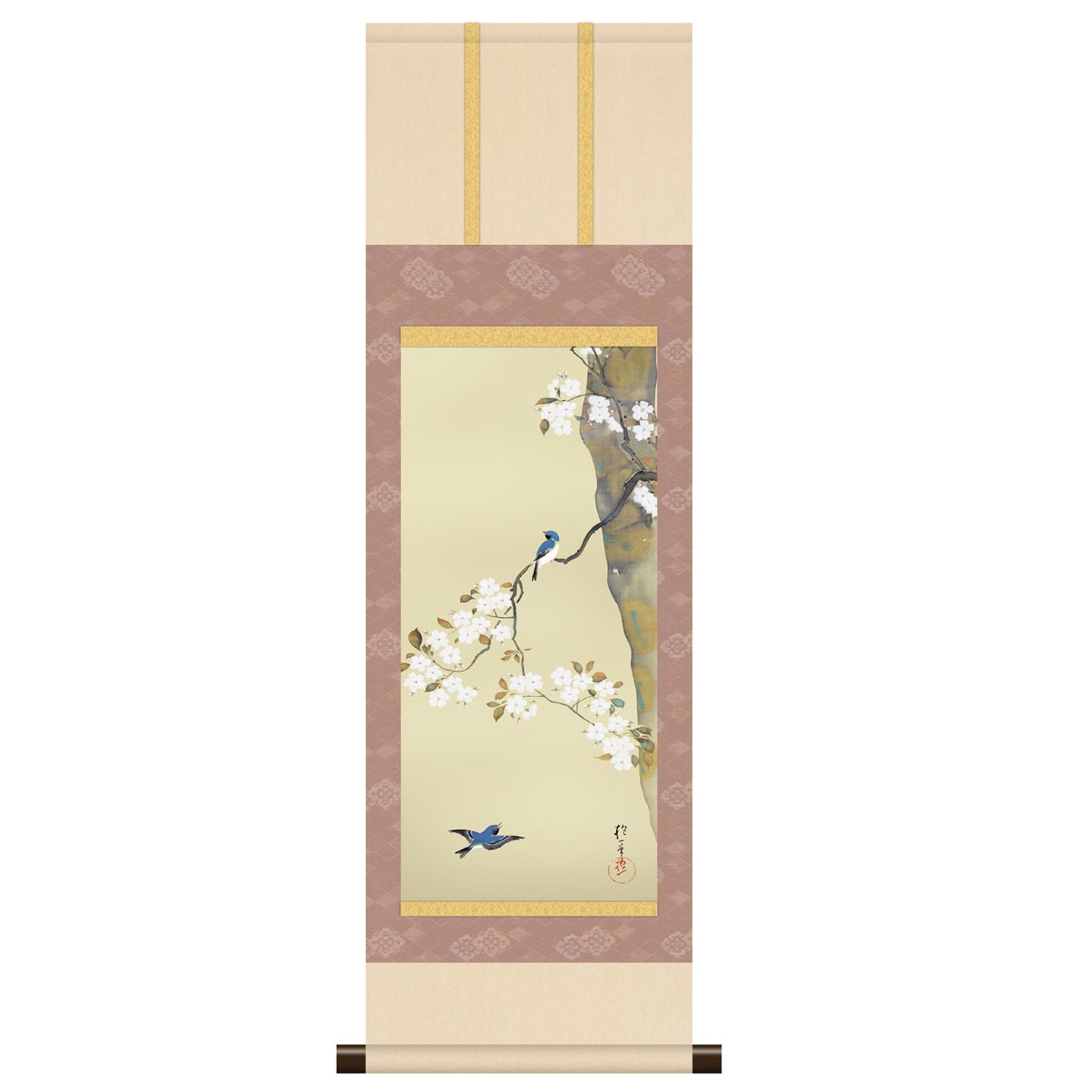 楽天市場】酒井抱一 掛け軸 紙雛図 原画逸翁美術館所蔵 送料無料