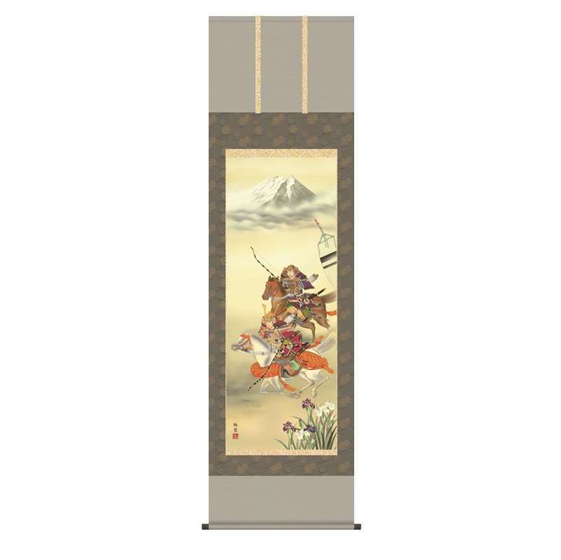 掛軸【大成武者】工藤翔悠 端午の節句の掛軸 h28f2-066 [代引き不可]｜さくらソレイユ　店