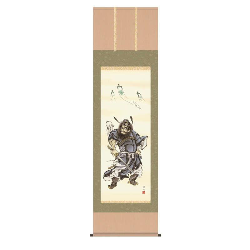 掛軸【鐘馗】戸塚翠漣 端午の節句の掛軸 h28f5-014 [代引き不可]｜さくらソレイユ　店