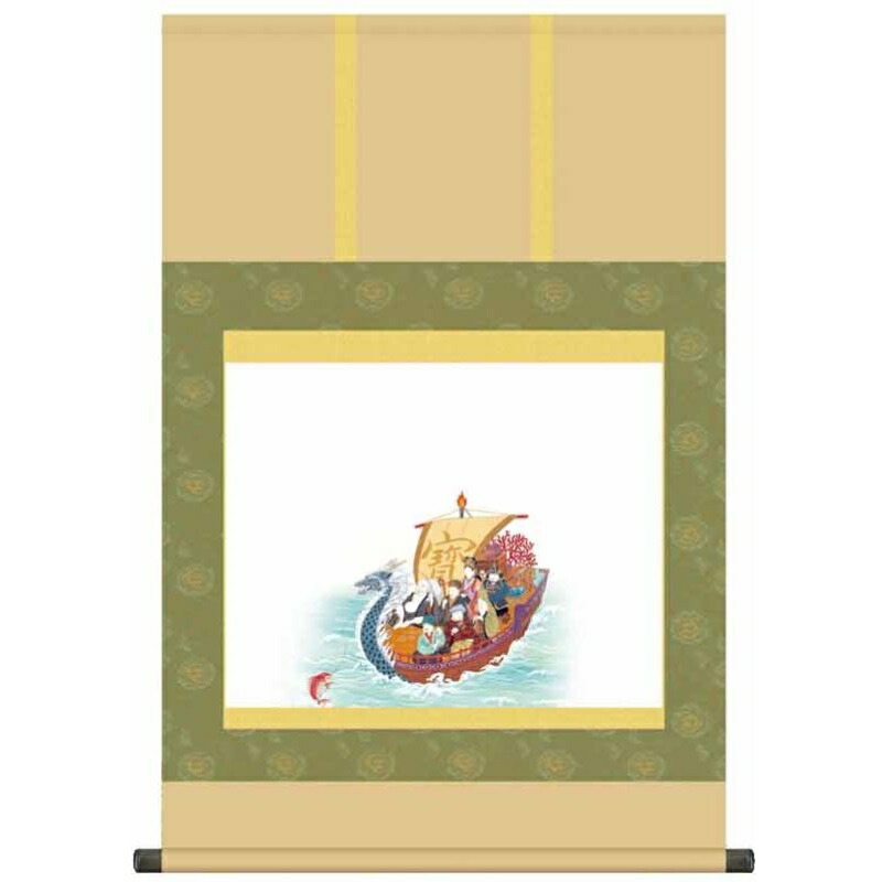 楽天市場】御朱印帳 御朱印 掛け軸 掛軸 「七福神巡礼」 ミニ掛軸