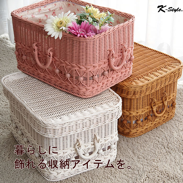 カゴ　カゴ　ラタン　籐　バスケット　ハンドメイド　雑貨　パンかご 楽天市場】バスケット かご カゴ 籐 ラタン トイレットペーパー
