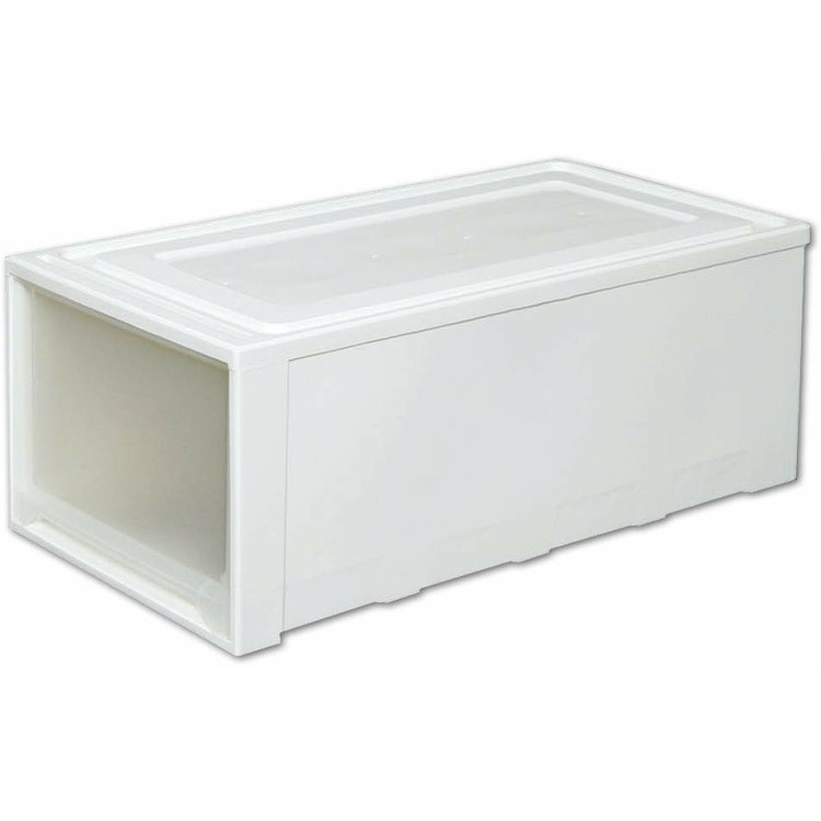 【3個セット】 収納ボックス 衣装ケース 引き出し プラスチック 幅39 奥行74 高さ30 深型 収納ケース チェスト 1段 透明 開閉スムーズ スタッキング 押し入れ収納 押入れ 整理 衣類収納 MG-7430 アイリスオーヤマ *｜カーサイクルショップ KUJIライフ