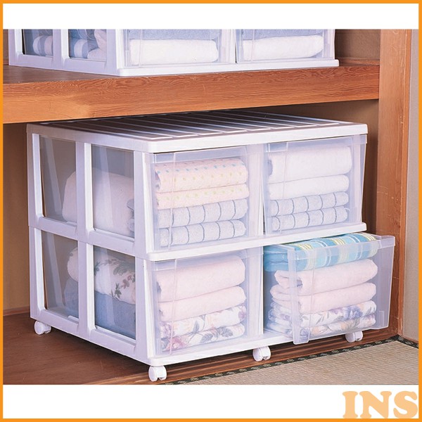 ちょこママさま専用ページ♡ キャスター付き2段チェスト キャスター付き2段チェスト2個セット（衣装ケース/収納ケース