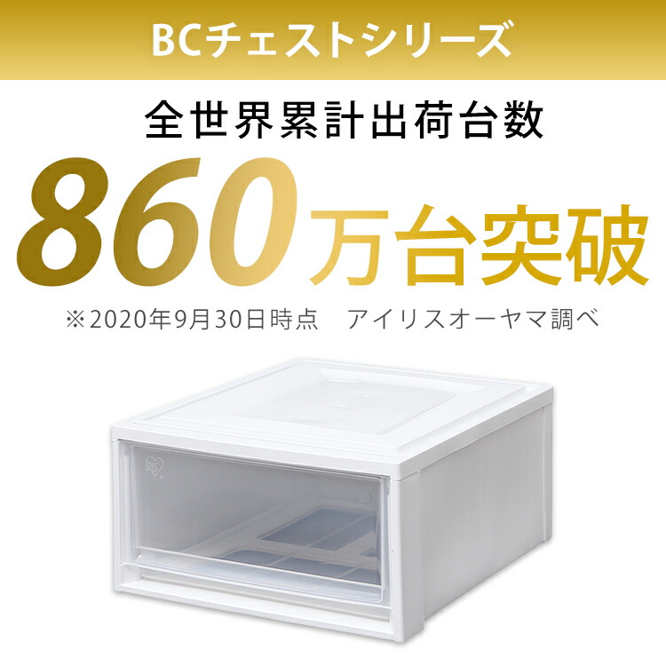 市場 2個セット 収納ケース 収納 衣装ケース チェスト クリアチェスト 深型 奥行45 完成品 収納ボックス クリアケース