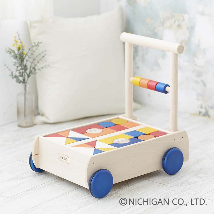 つきみぐるま U8 木のおもちゃ 知育玩具 木製玩具 ギフト 天然木 NICHIGAN 1.5才～ ニチガン 【B】