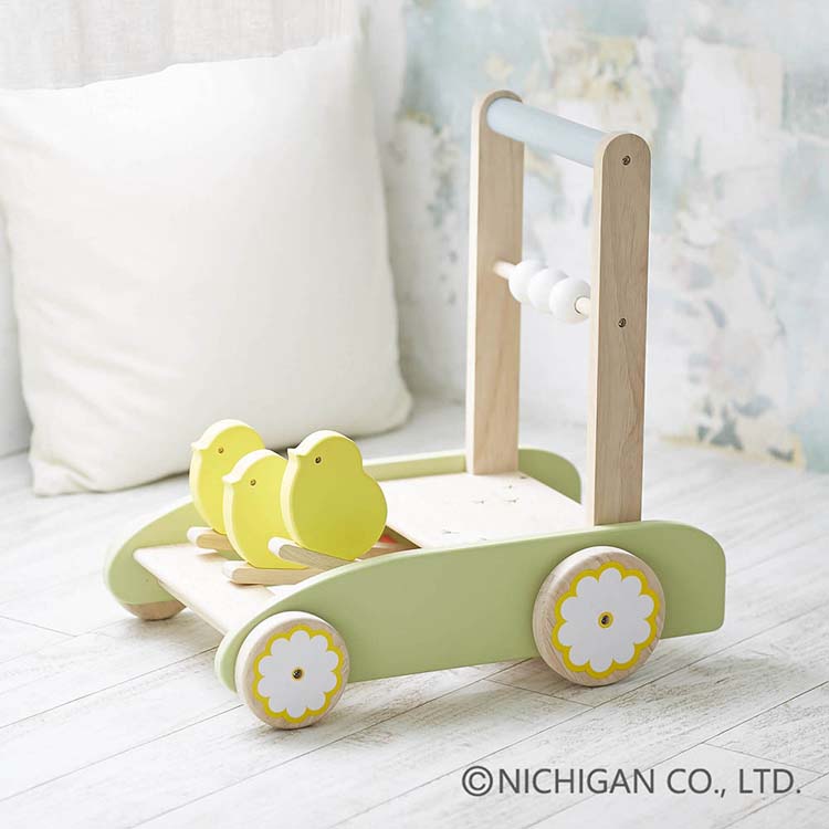 おさんぽpipi BB37 木のおもちゃ 知育玩具 木製玩具 ギフト 天然木 NICHIGAN 1才～ ニチガン 【B】