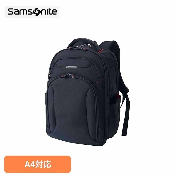 【並行輸入品】バックパック ブラック SAMSONITE サムソナイト ビジネスバッグ PC対応 A4対応 通勤用 仕事用 多機能 メンズ ブランド サムソナイト|カーサイクルショップ KUJIライフ