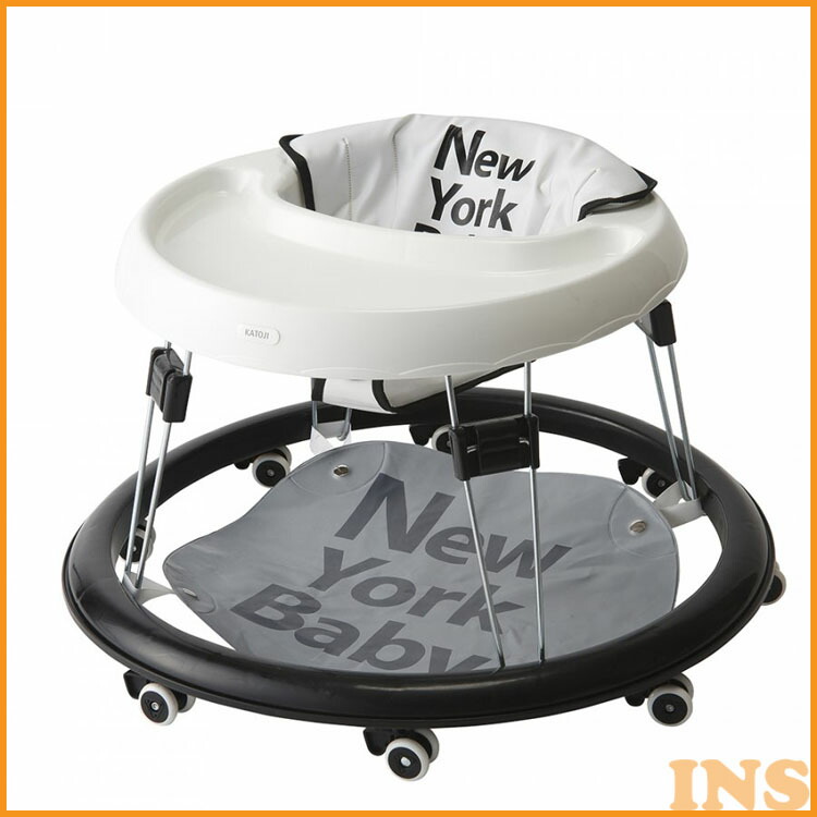 市場 カトージ 送料無料 ベビー用品 ベビー用セーフティグッズ 赤ちゃん 0 ベビーウォーカー 歩行器 ホワイト Baby Newyork