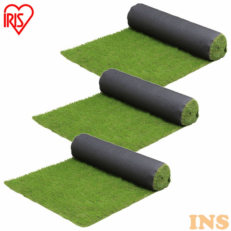 【3個セット】リアル人工芝 IP-30110 IP-30110 送料無料 人工芝 人工芝マット 芝マット リアル人工芝 人工芝生 芝生 雑草対策 ロールタイプ 1&times;10m 芝生ロール 芝ロール 園芸 ガーデニング アイリスオーヤマ｜カーサイクルショップ KUJIライフ
