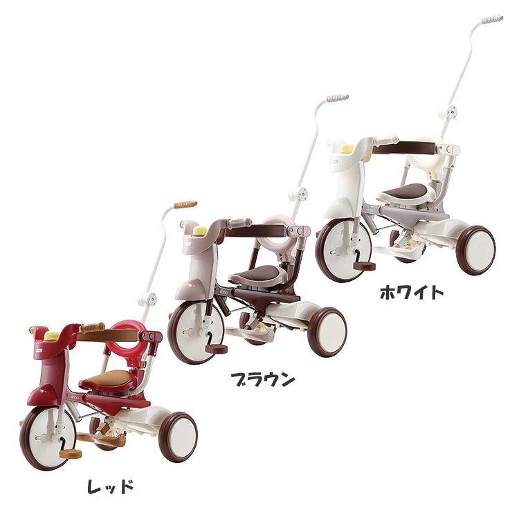 新品未使用正規品 iimo tricycle#02 送料無料 エムアンドエム かんたん折りたたみ シンプル 三輪車 着脱