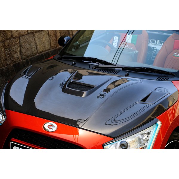 [テイクオフ]エアロボンネット フルカーボン LA400K COPEN Robe　GR SPORT　LA400A｜テイクオフ 店