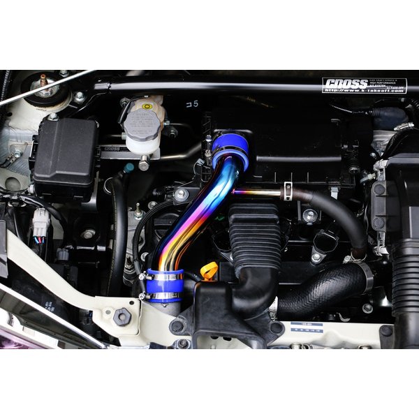 テイクオフ エアインテークパイプチタンヴァージョン アルトワークス アルトターボRS HA36S ハスラー MR52S スペーシアカスタム MK53S フレアワゴン MM53S|テイクオフ 店