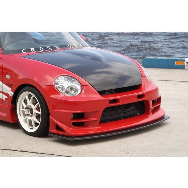 l880k コペン　テイクオフ　カーボンボンネット 楽天市場】[テイクオフ]エアロボンネット セミカーボン L880K