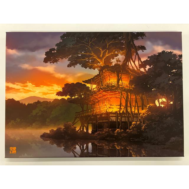 楽天市場】壁掛けインテリア イラストジグレー 金閣寺の景色