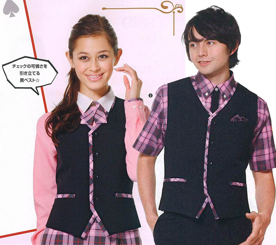 パチンコ店制服 楽天市場】ベスト 男女兼用アミューズメント パチンコ店レディース