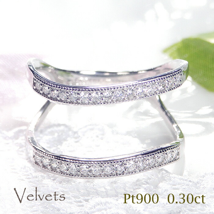 楽天市場】Pt900/K18YG/PG【0.4ct】ダイヤモンド ダブル リング【送料