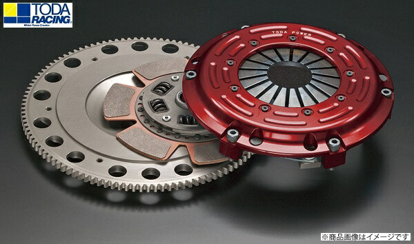 ファッションデザイナー TODA RACING ハイパワーシングルクラッチメタルディスク付KIT バランス調整済 シビック TYPE-R FD2  K20A