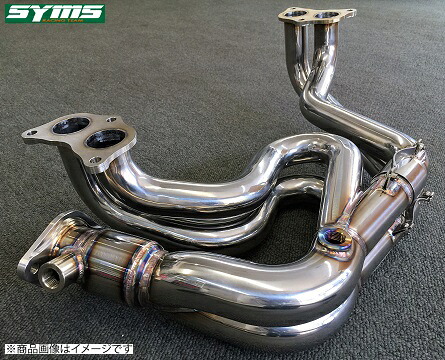 SYMS 【シムス】 EXマニホールド BRZ DBA-ZC6 A-D 前期MT車のみ 等長(4-2-1) 200セルスポーツキャタライザー付き|K-ワークス 店