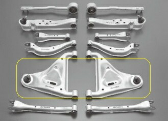 NISMO 【ニスモ】 サスペンションリンク「リアAアームセット(スタンダード)」 (イメージ図中番号5)シルビア S14・S15|K-ワークス 店