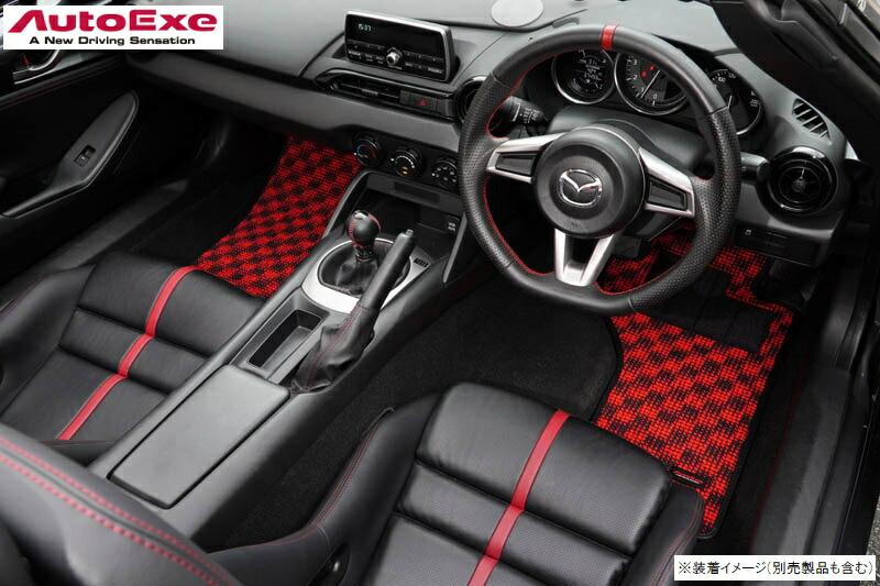 オートエクゼ AutoExe スポーツフロアマット ロードスター NA8C/NA6CE 1台分セット (前席用2枚)|K-ワークス 店