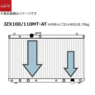 HPI アルミラジエター マークII系 JZX100 1JZ-GT ※MT/AT共通EVOLVE STD Series 「エヴォルブ スタンダードシリーズ」｜K-ワークス　店