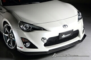 Kansaiサービス 【関西サービス】カーボンフロントリップTOYOTA 86 ZN6 12/04-16/07 前期型専用※マイナーチェンジ後(16/08-) 装着不可|K-ワークス 店