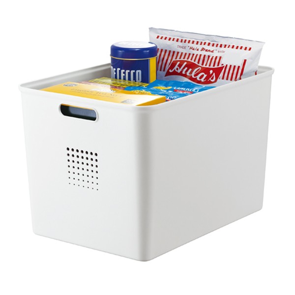 楽天市場 不動技研 パントリー収納 幅26cm 奥行36cm 高さ24cm キッチン収納ボックス シューノ L 収納ボックス 収納ケース 整理ケース 戸棚収納 収納box F 2618 食器棚整理 食品収納 戸棚上収納 台所整理 シンプル 暮らしの杜 横濱