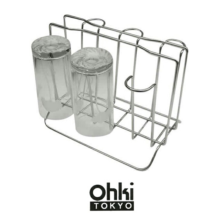 水切りかご ２段 オールステンレス　大木製作所　ラック　ohki Amazon｜大木製作所 Ohki 水切りラック カトラリーポケット 14×8