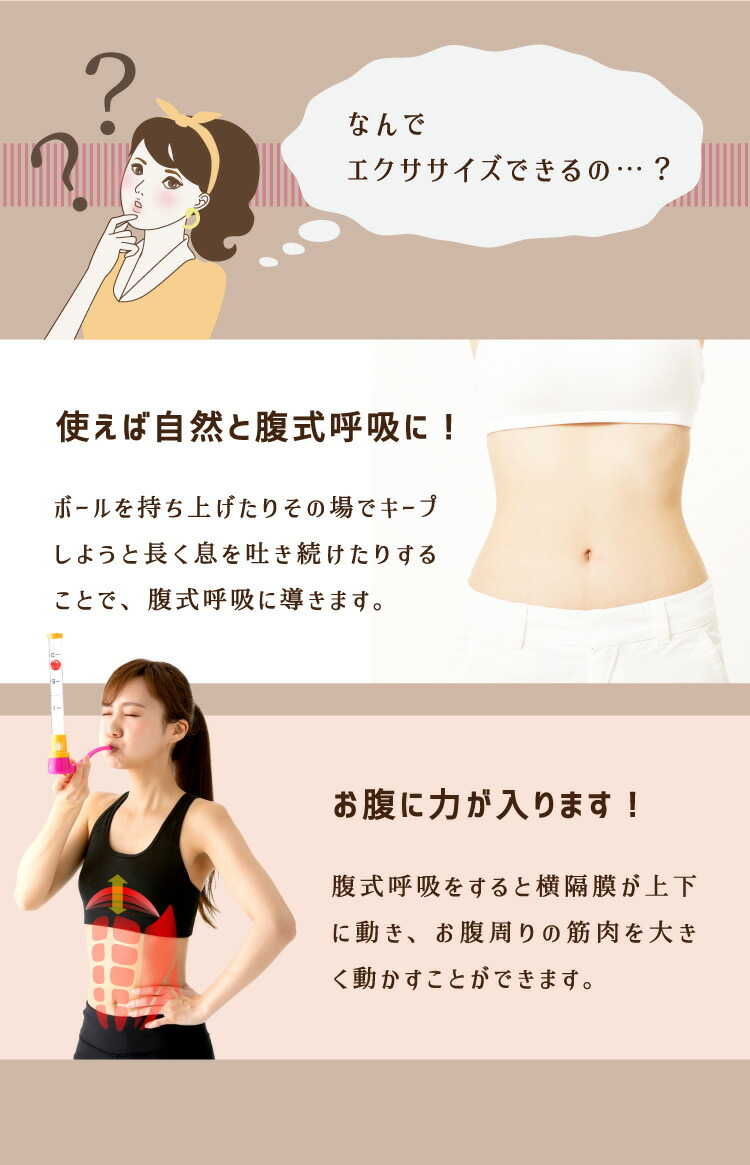楽天市場 メール便送料無料 エクササイズ ダイエット ダイエット器具 腹式呼吸 エクササイズグッズ お腹周り メタボ ボイストレーニング メタボリック シェイプアップ 体脂肪 カロリー 下腹 シェイプ 引き締め 腹式呼吸 脂肪燃焼 簡単 お腹まわり ウエスト燃焼
