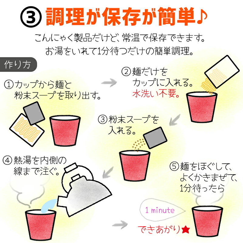 【新品本物】 糖質オフ カップ麺 お試し 3食 ダイエット食品 低糖質 こんにゃくラーメン うどん 糖質制限ダイエット 低カロリー 食品 麺  こんにゃく ヌードル 221026-10