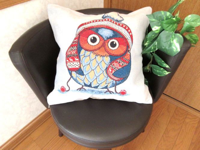 楽天市場】tomotake トモタケ 動物クッション フクロウ インテリア