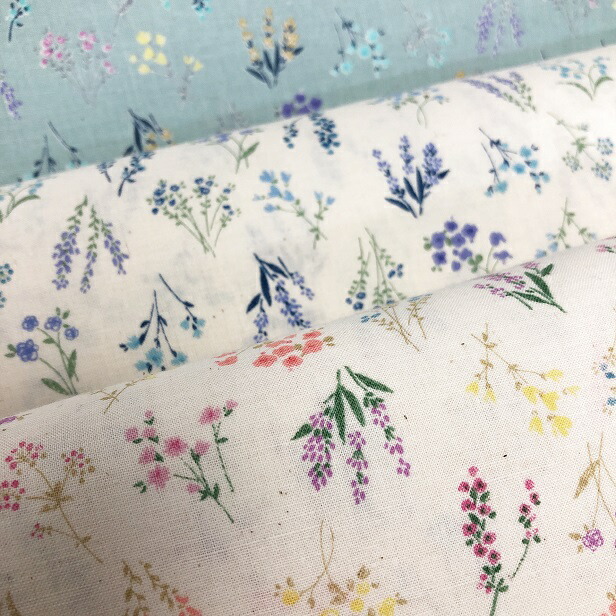 楽天市場】刺繍生地 花とツタ刺繍＋花柄プリント 花柄 手芸