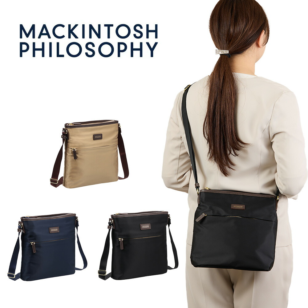 マッキントッシュ 哲学 ショルダーバッグ アメ後押し2 肩先 タテ型 レディース MACKINTOSH PHILOSOPHY 撥水 曲がったがけ ななめがけ 旅する ブランド名 今めかしい 向こう見ず 観光旅行 好いたらしいめ か細い パウダーコンパクト 68091