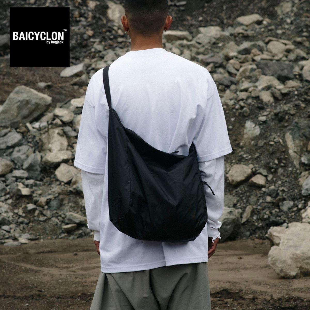 【P最大42倍 | お買い物マラソン】 バイシクロン バイ バッグジャック ショルダーバッグ メンズ ファスナー BAICYCLON by bagjack ショルダー 斜めがけバッグ ナイロン SHOULDER BAG BCL-28