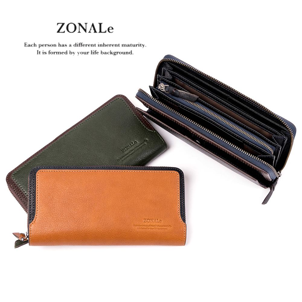 【百貨店SALE】 ゾナール ZONALe 長紙入れ ラウンドジッパー 紙入れ 本革 革 なめし革 メンズ レディース かぶせ型 オルロ ORLO ジッパー付き添い人 ロングウォレット メンズ紙入れ 御釣り入れ付き添い人 ブランド名 一般受け 大静電容量 彼 今めかしい 31224
