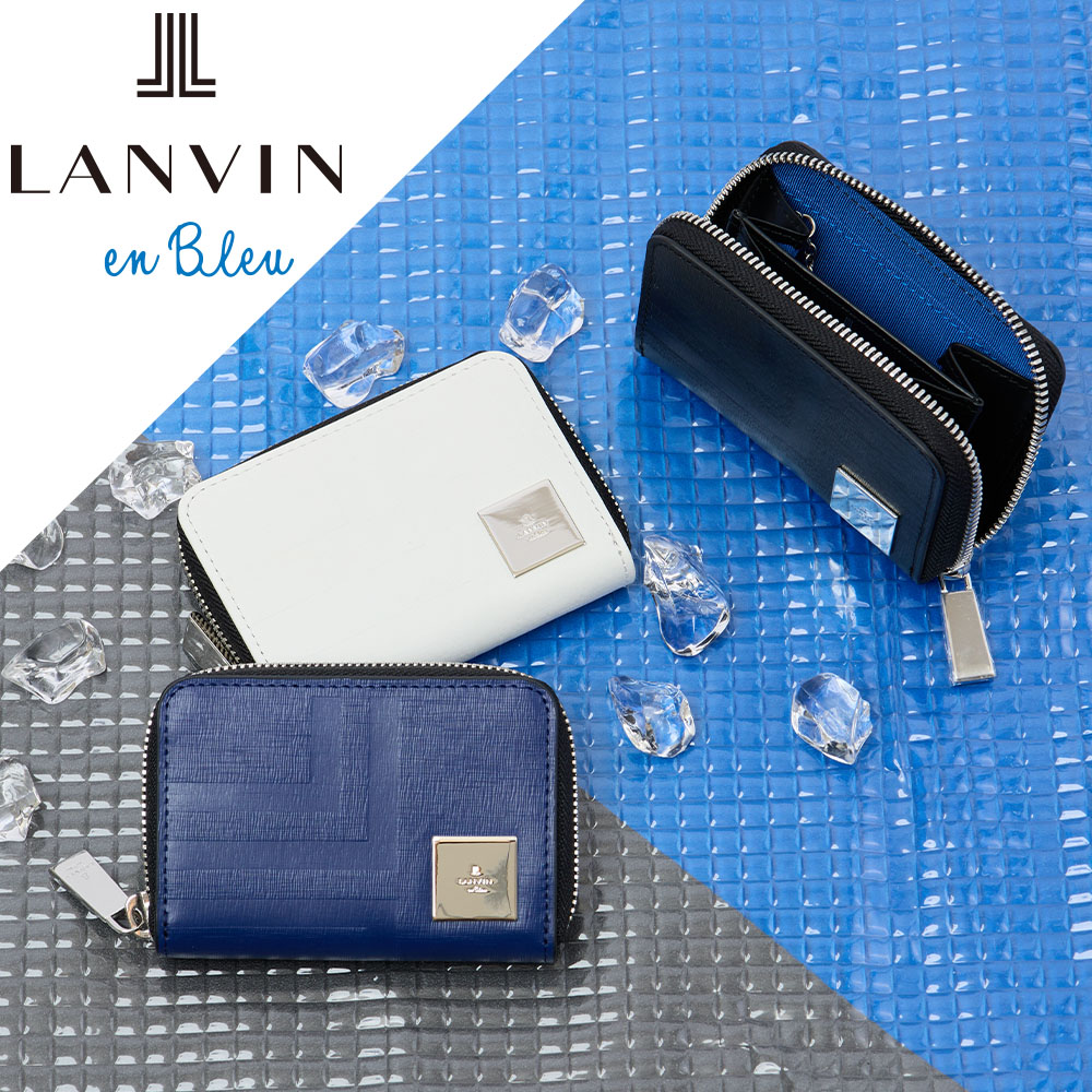 【7/25限定★エントリーで最大P48倍】 LANVIN en Bleu 小銭入れ パスケース 兼用 ランバン オン ブルー フィズ ミニ財布 財布 メンズ レディース ミニウォレット ミニ コンパクト コインケース ブランド 人気 薄い 小さい 本革 521622｜カバン専門店 Baracca